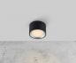 Preview: Moderner Nordlux Fallon Deckenstahler in stillvollem mattem schwarz mit warmweißer LED aus Edelstahl